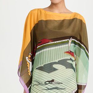 Tory Burch Printed Beach Caftan XS